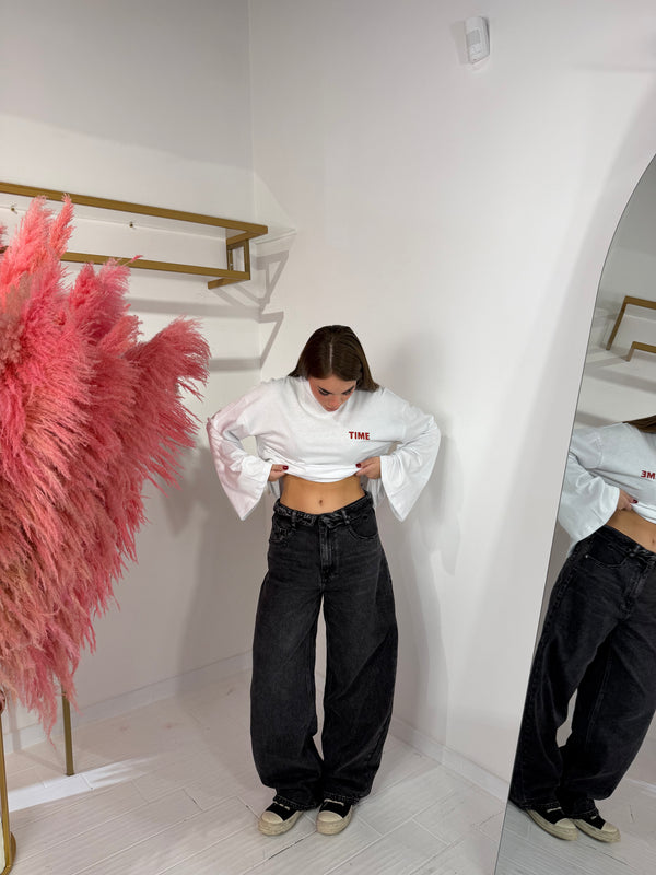JEANS AURA NERO
