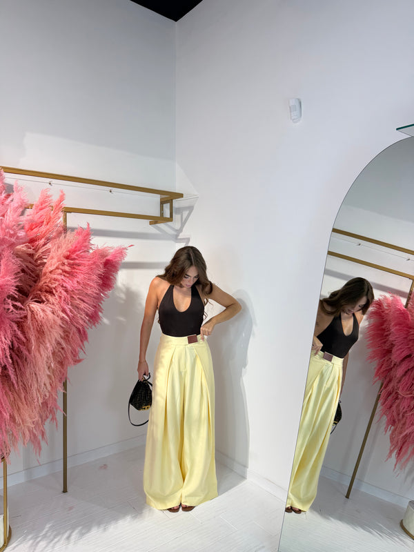 PANTALONE ZENDAYA GIALLO