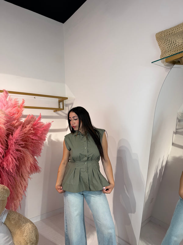 CAMICIA SILOUETTE VERDE