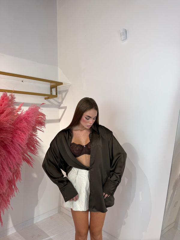 CAMICIA ELIANA MARRONE