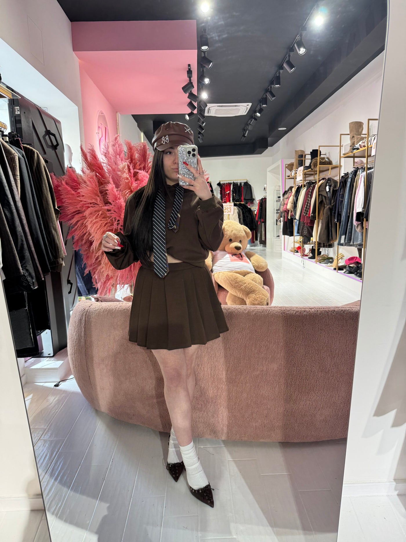 COORDINATO COLLEGE MARRONE