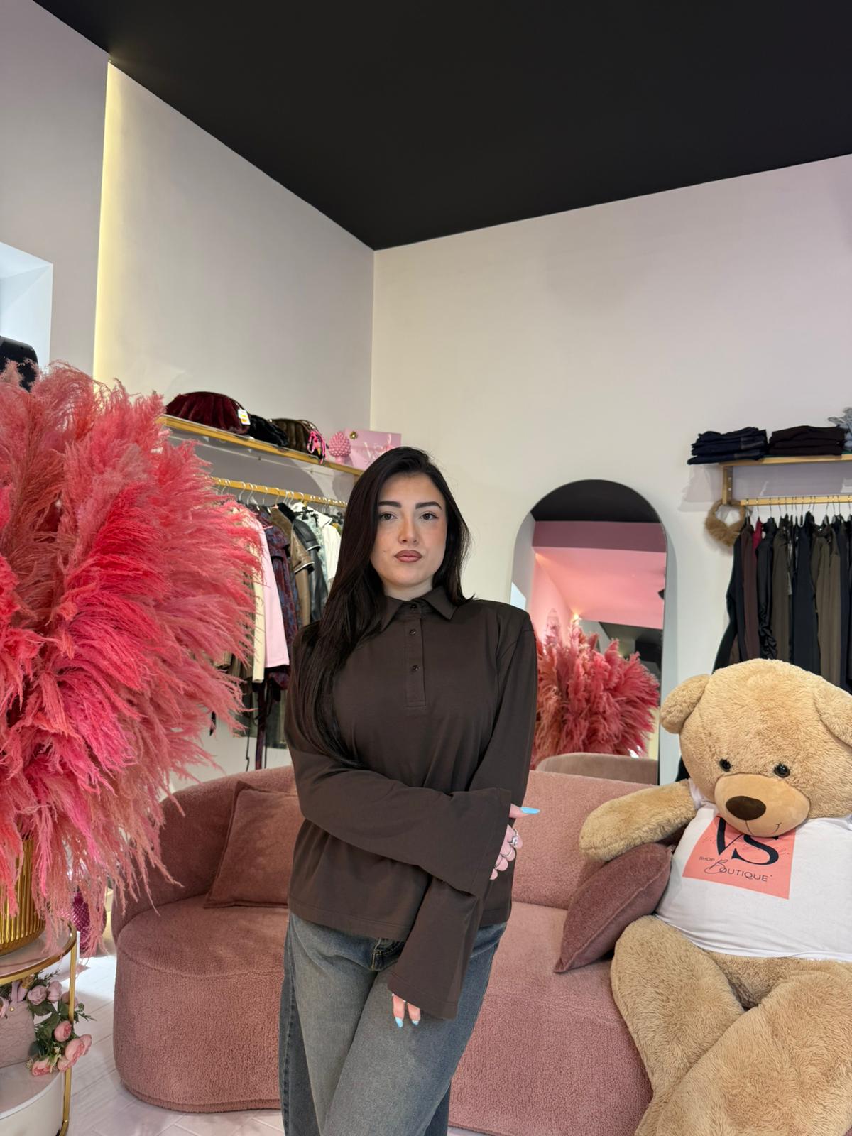 MAGLIA MILENA MARRONE
