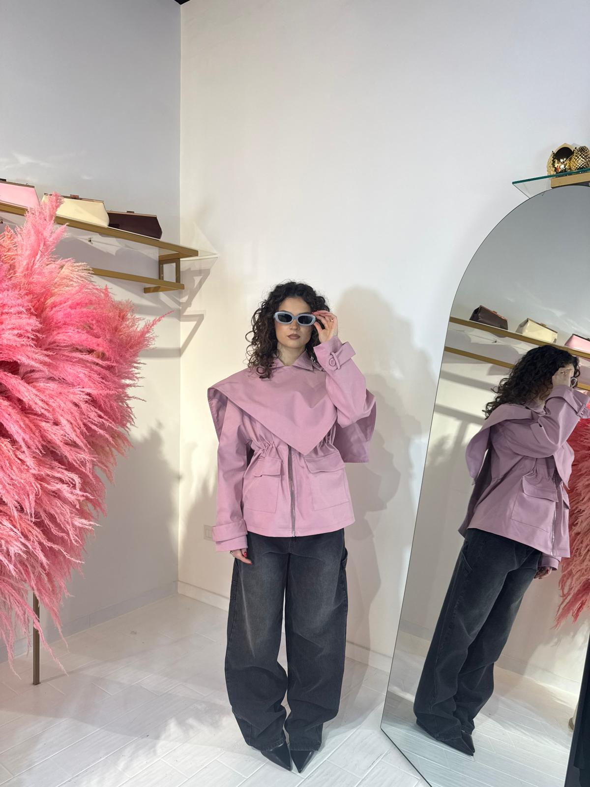 TRENCH MARGOT ROSA