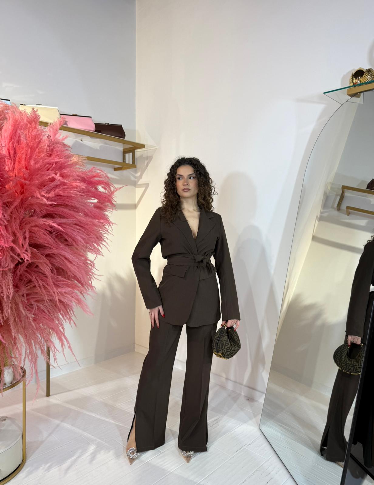 TAILLEUR FUSCIACCA MARRONE