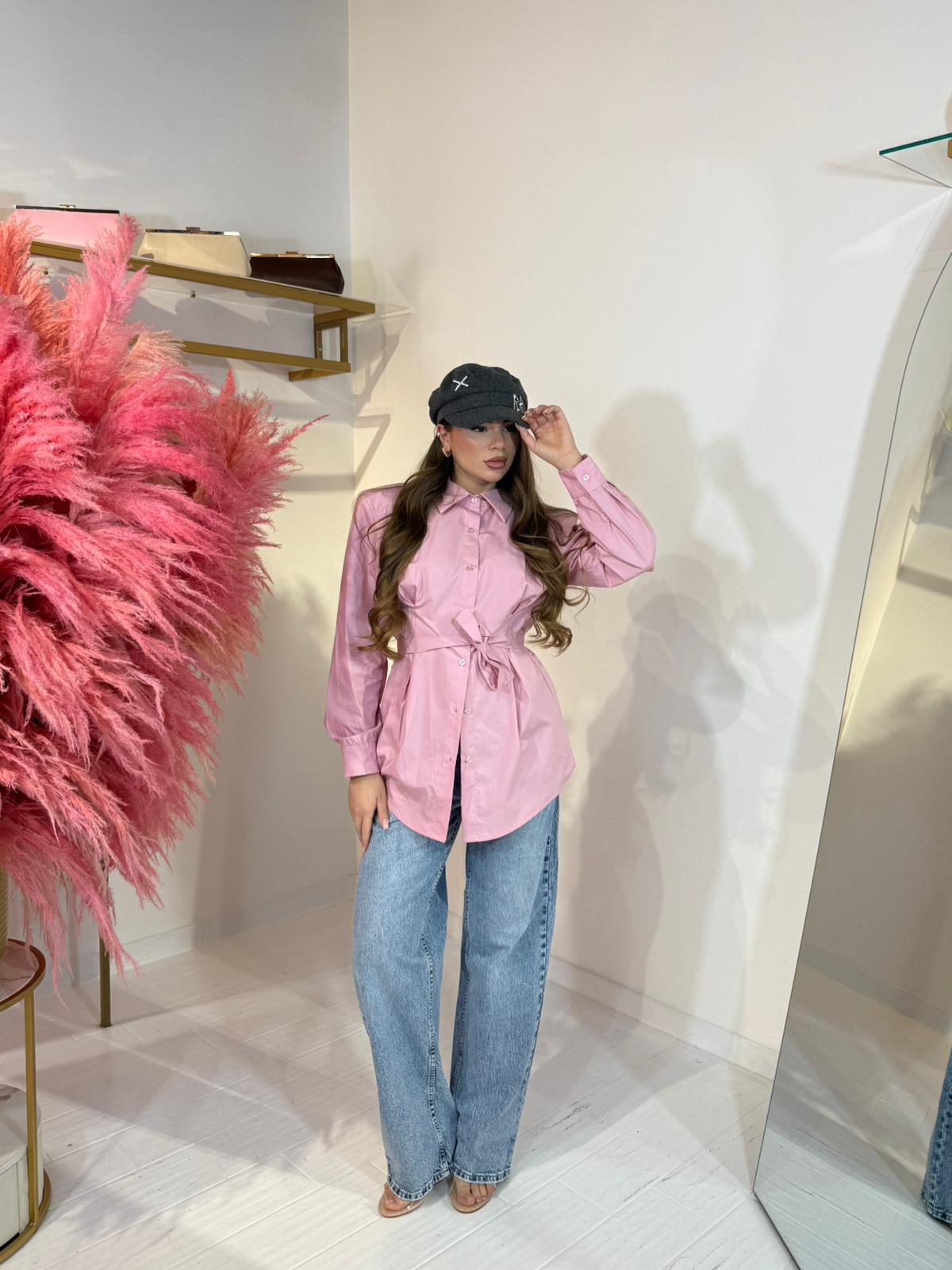 CAMICIA LOVE ROSA