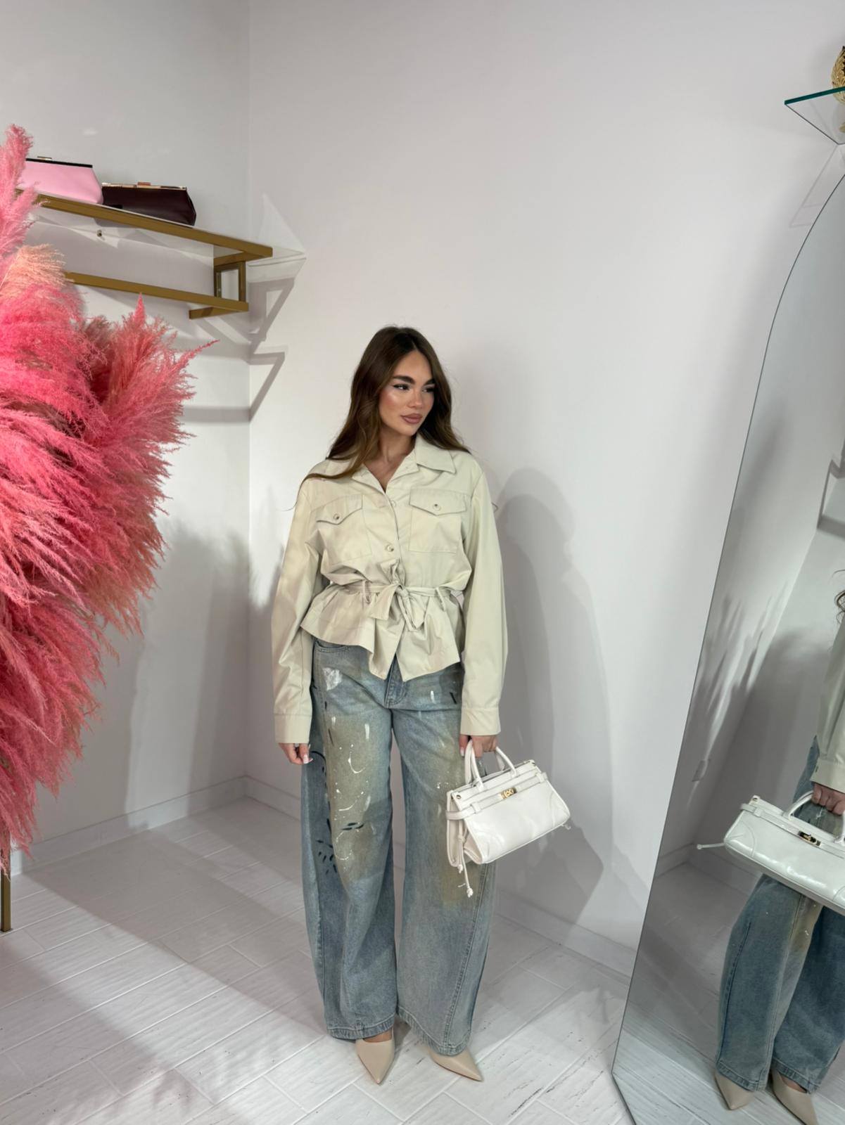 GIACCA AMBREE BEIGE