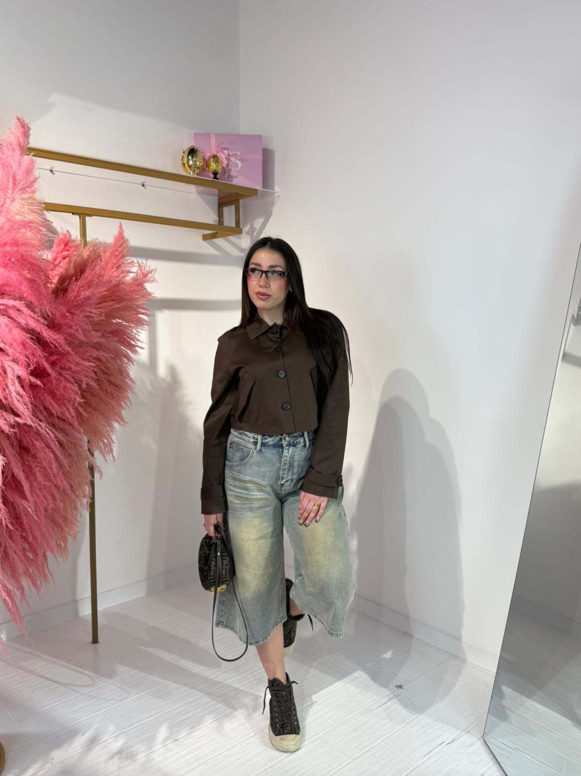 TRENCH CROP MARRONE