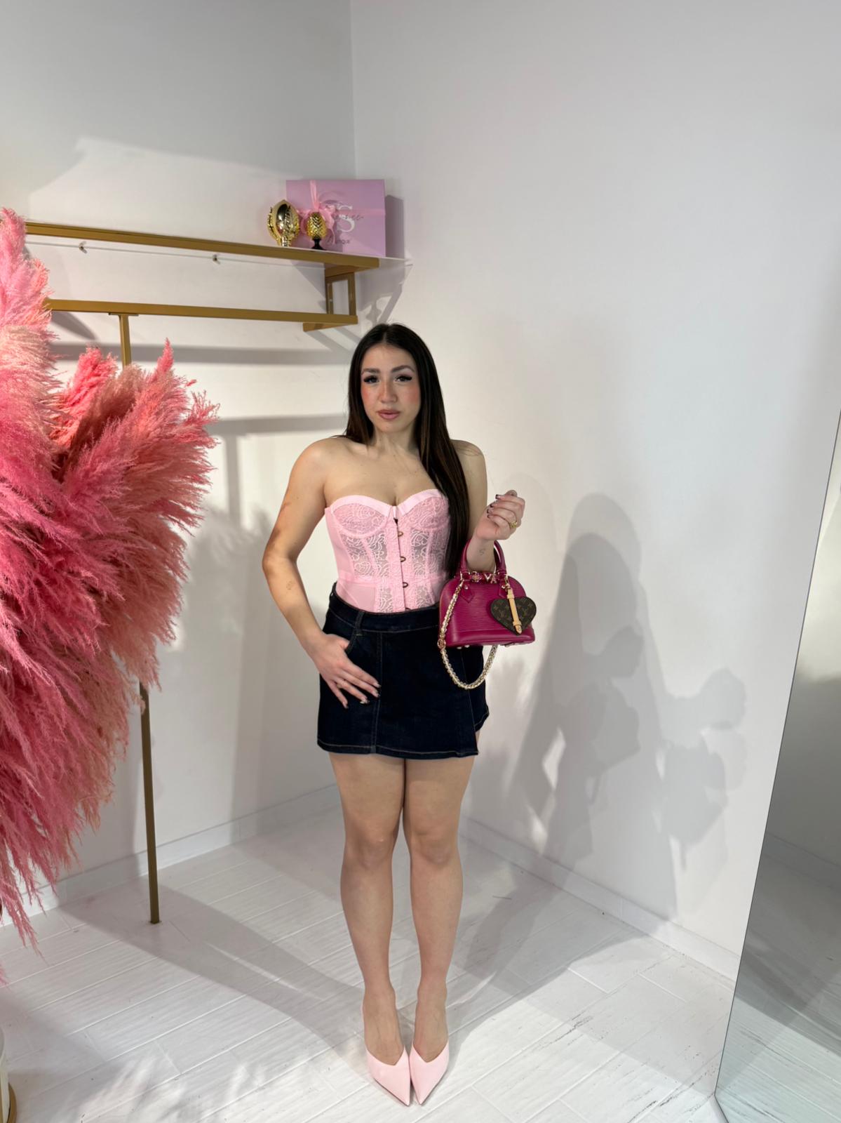 CORSETTO ROMANTIC ROSA