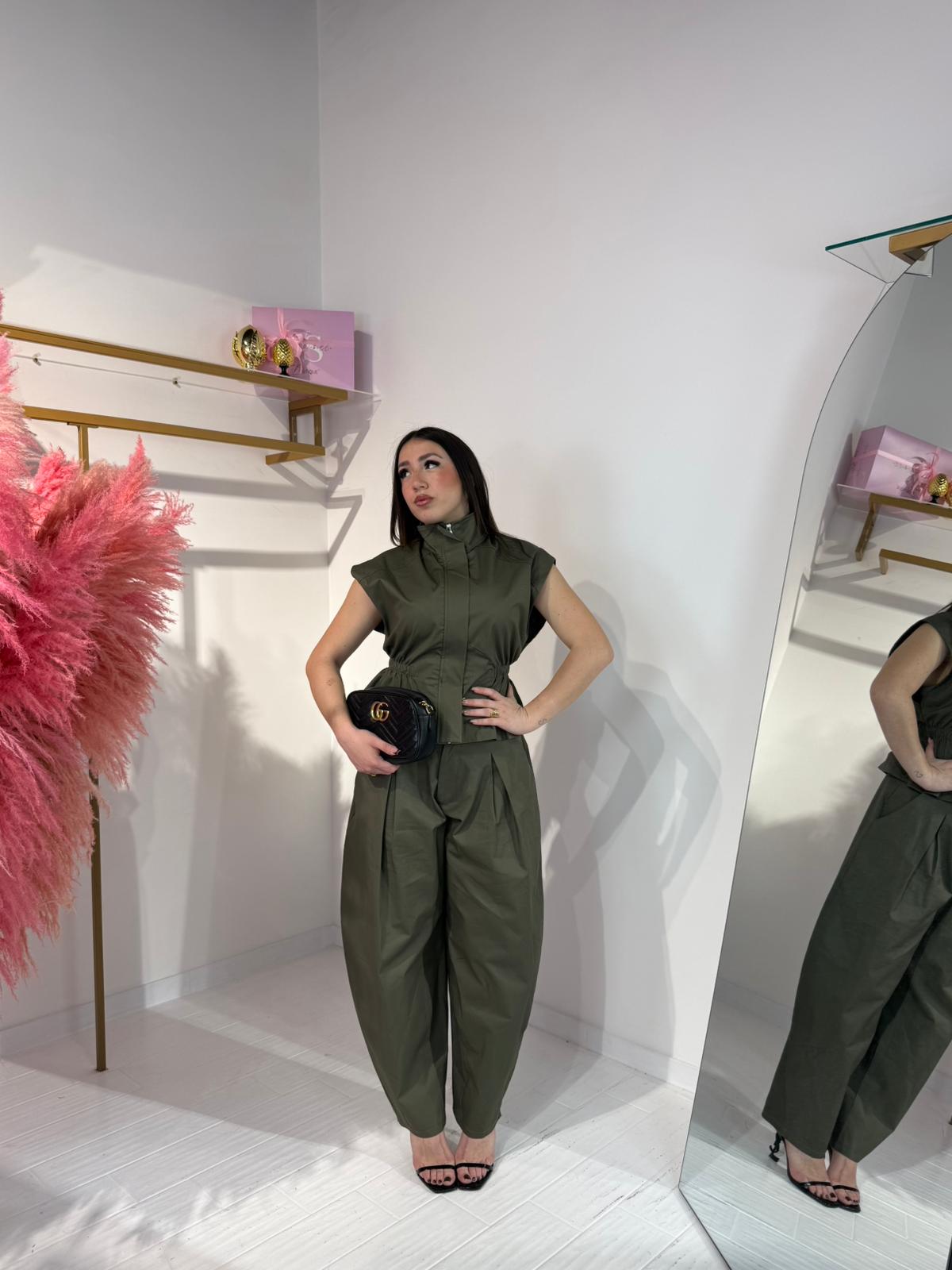 COORDINATO MORENA VERDE MILITARE