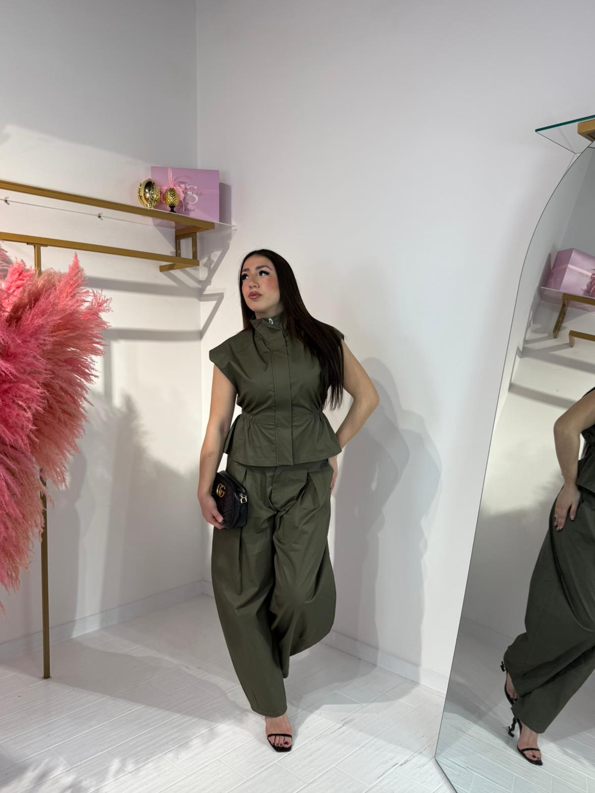 COORDINATO MORENA VERDE MILITARE