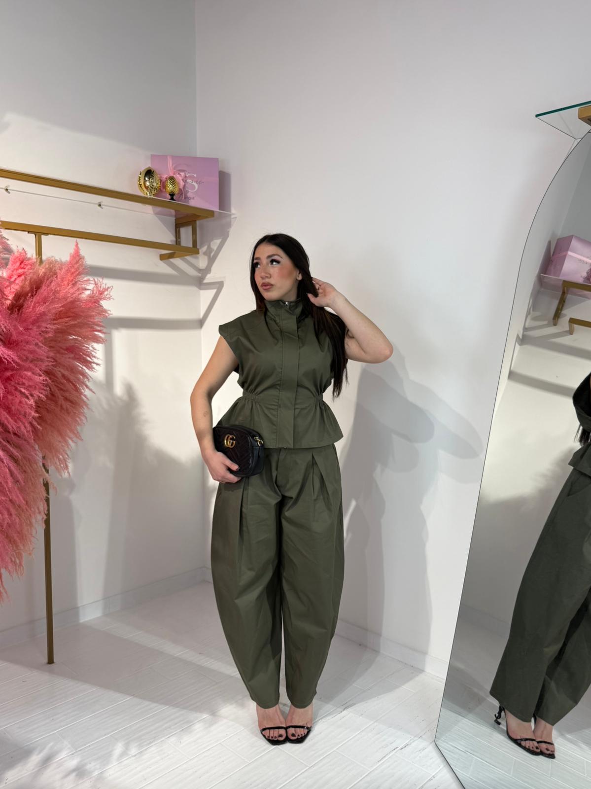 COORDINATO MORENA VERDE MILITARE
