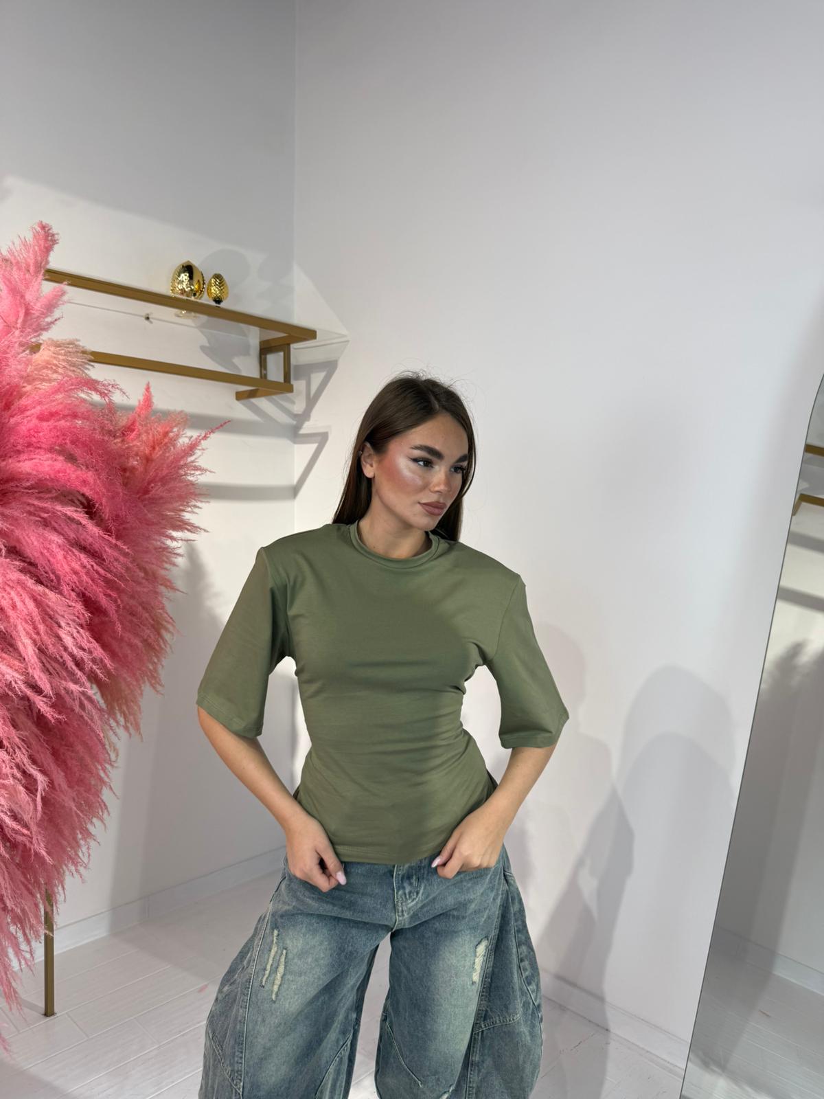 MAGLIA INTRECCI VERDE