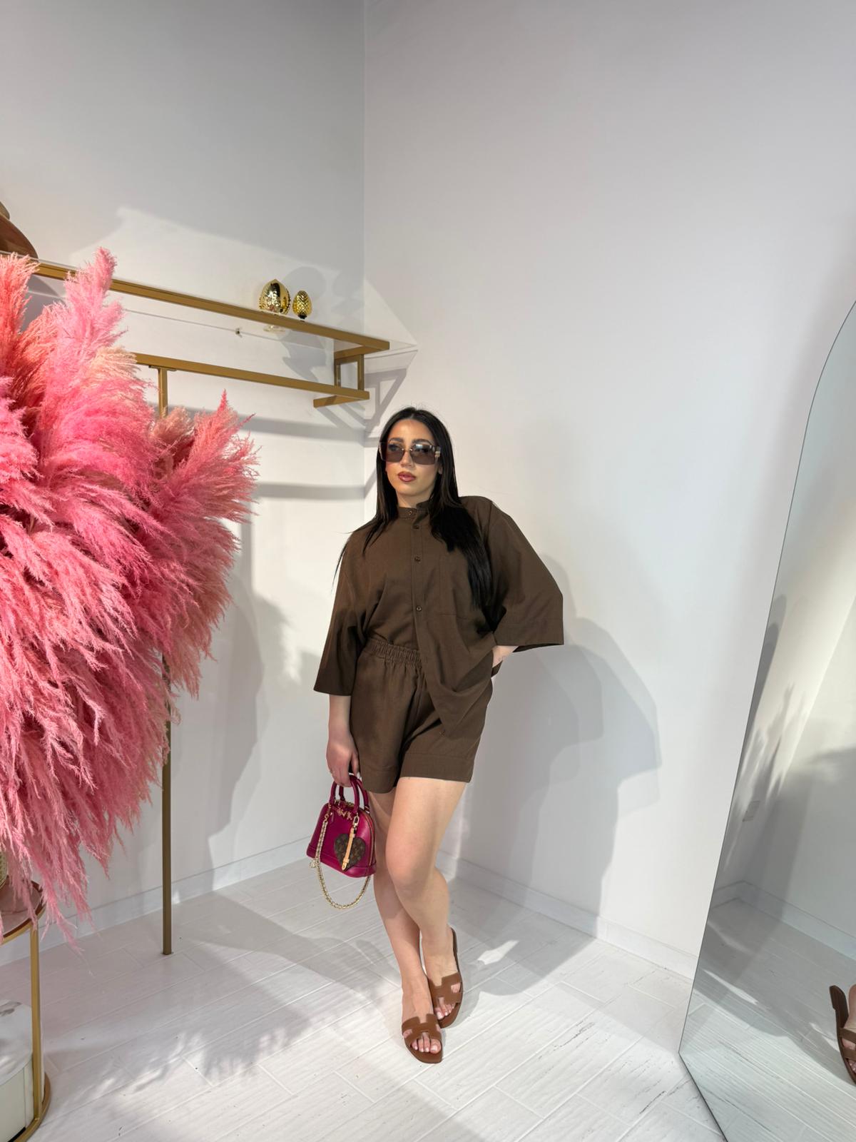 COORDINATO FATIMA MARRONE