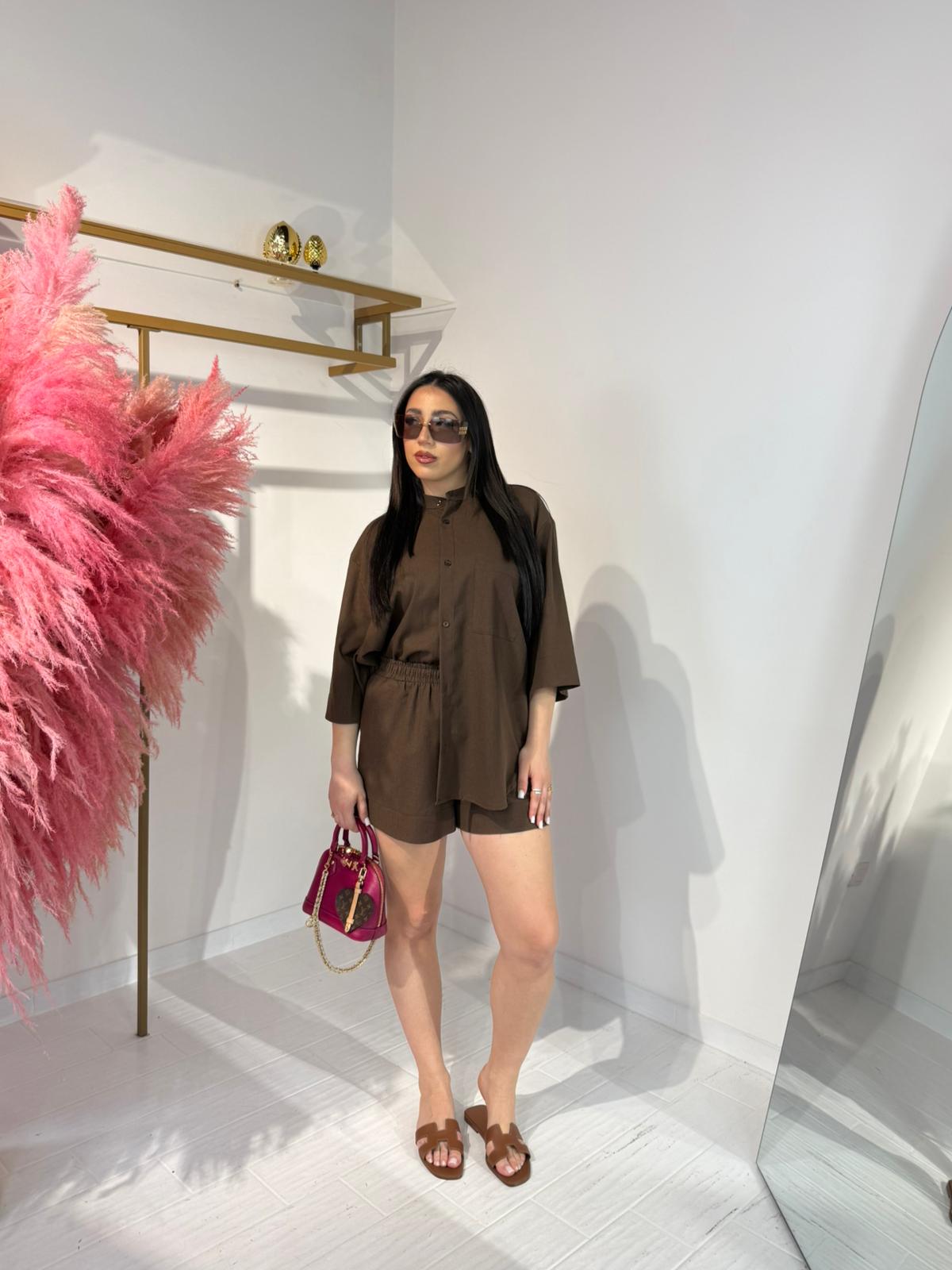 COORDINATO FATIMA MARRONE