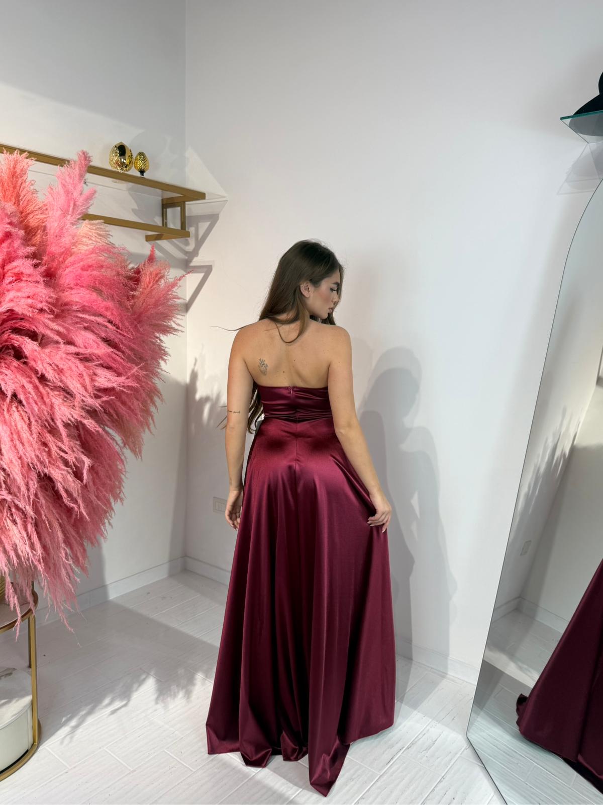 ABITO ARIEL BORDEAUX
