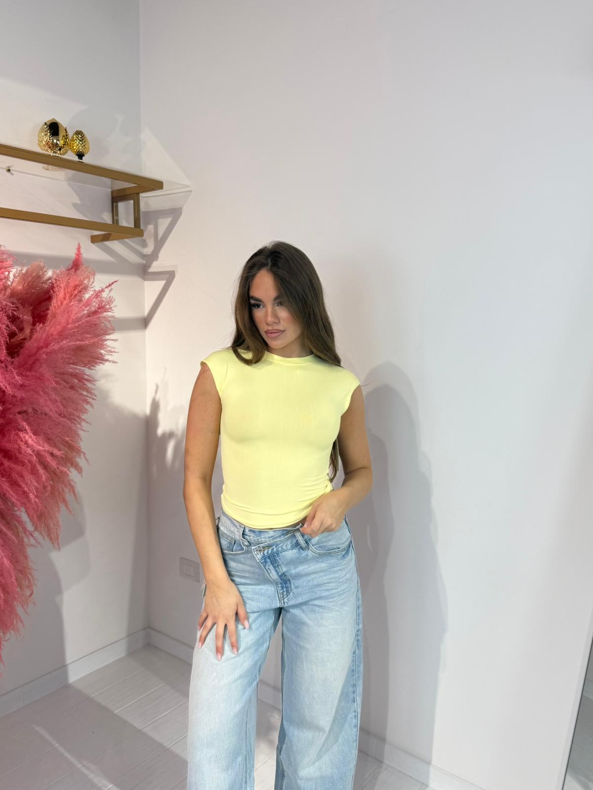 TOP CLOE GIALLO