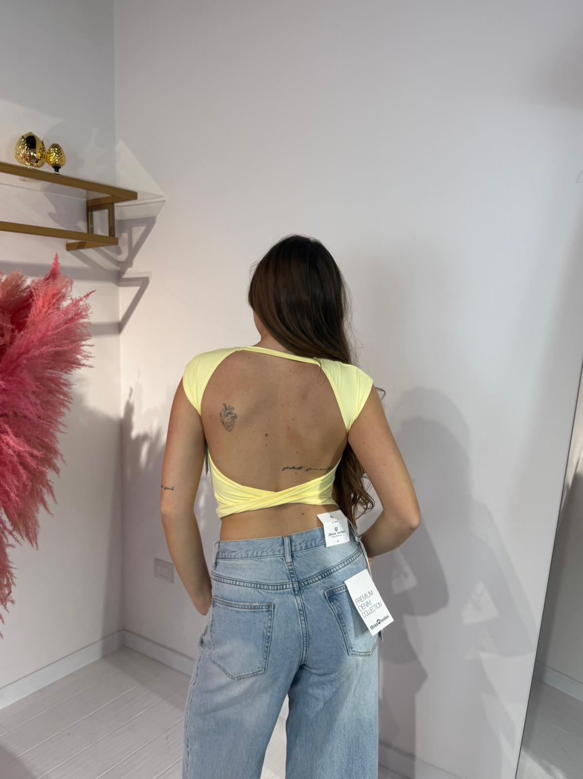 TOP CLOE GIALLO