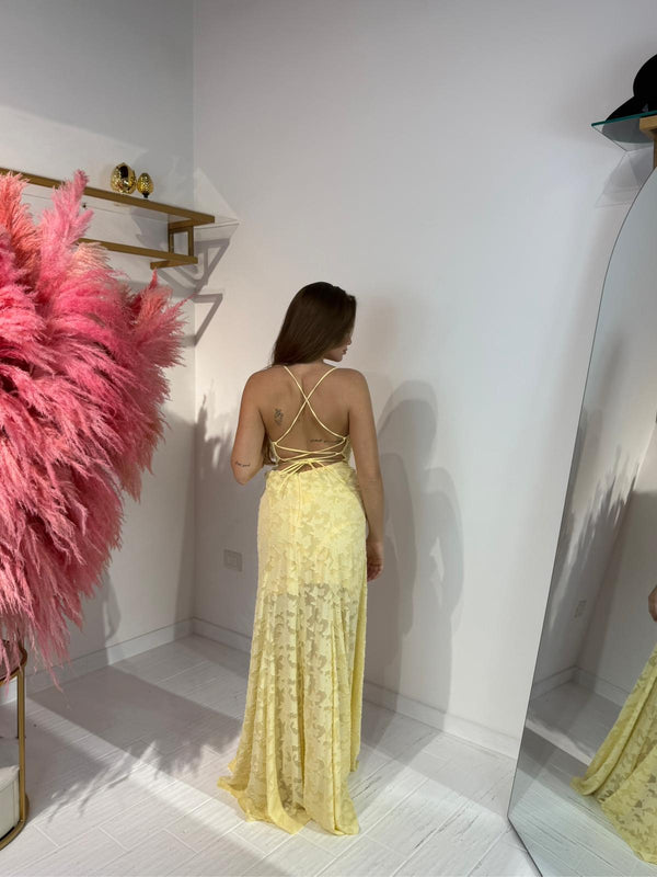 DRESS ZANZIBAR GIALLO