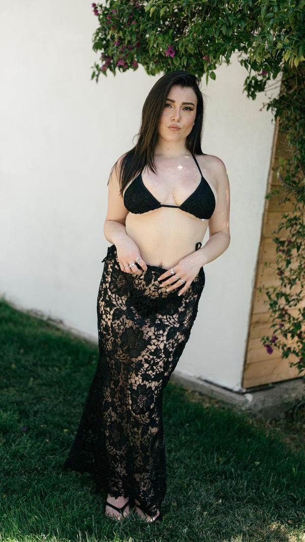 SET BIKINI ESTRELLA NERO