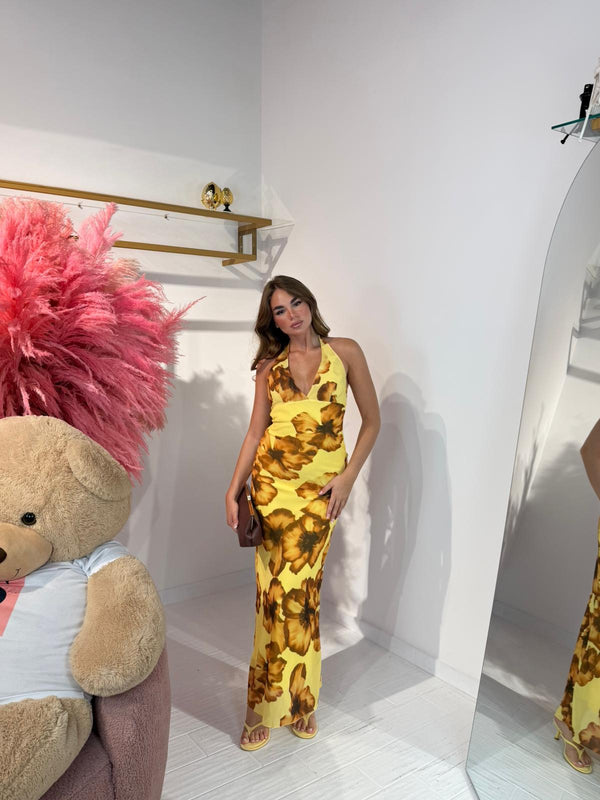DRESS CHERRY GIALLO