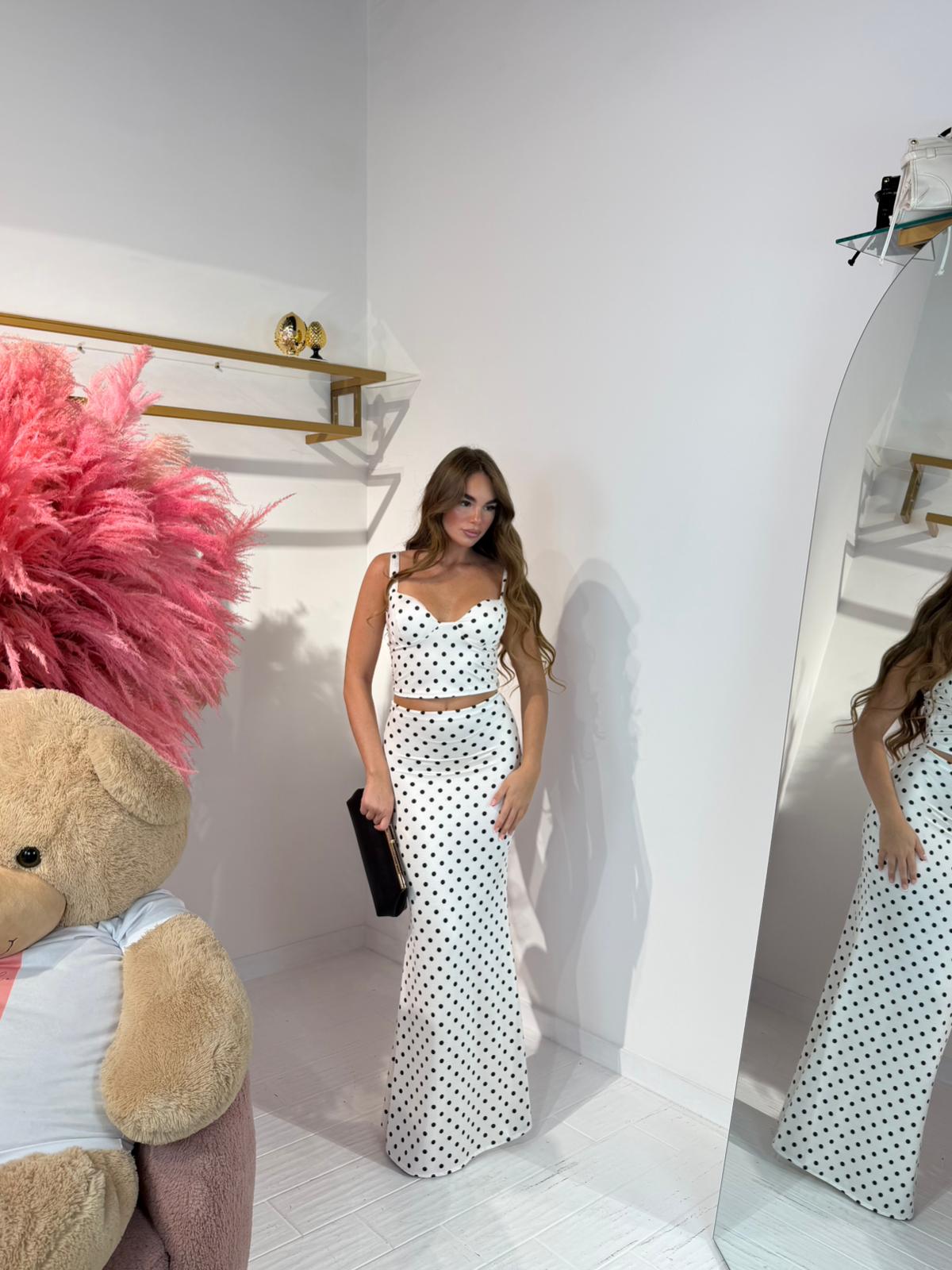 COORDINATO POIS BIANCO