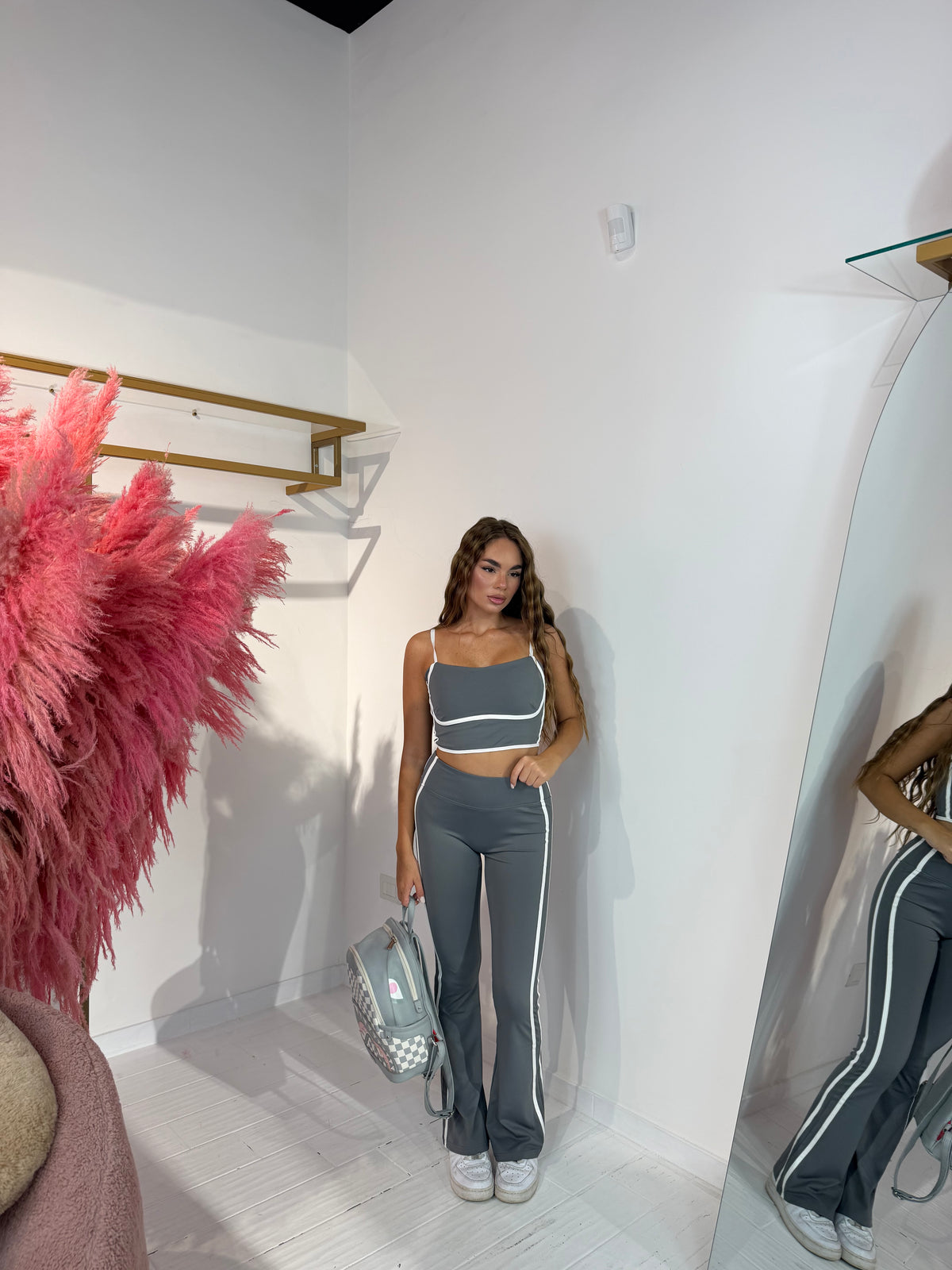 COORDINATO GYM GRIGIO