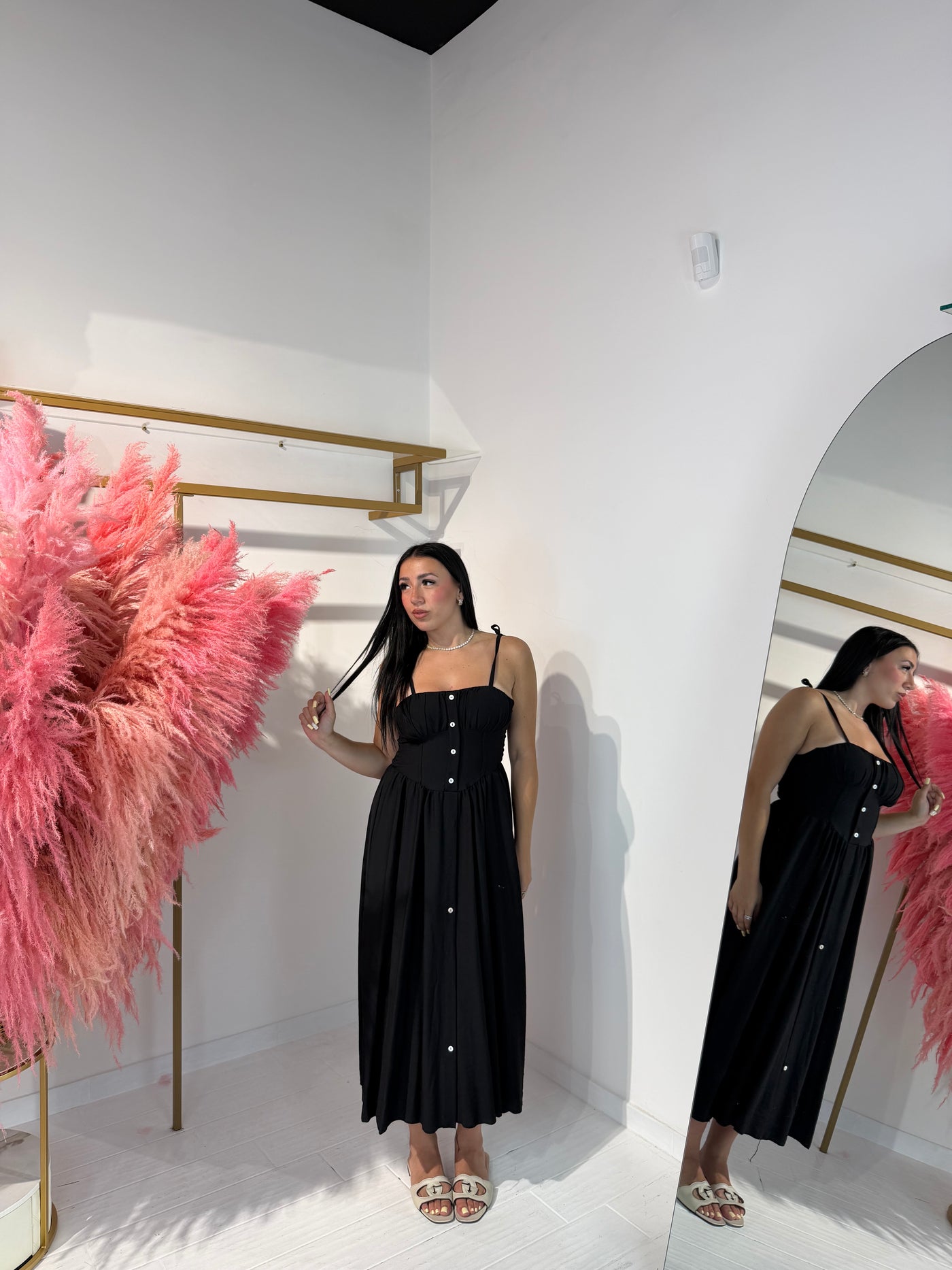 DRESS SILVIA NERO