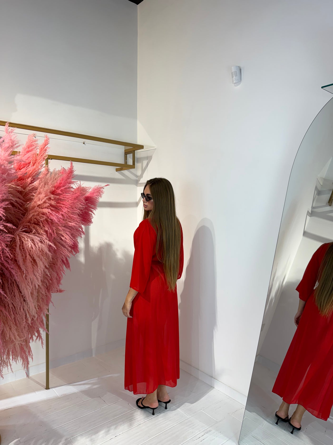 COPRICOSTUME KIMONO ROSSO