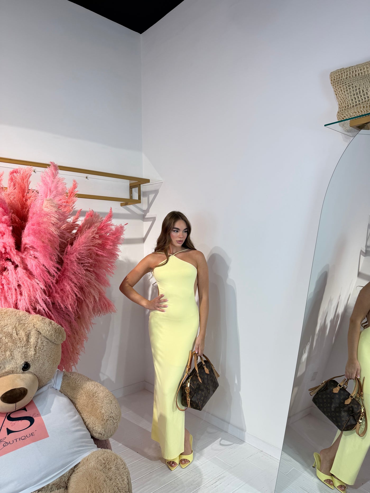 DRESS SELENA GIALLO