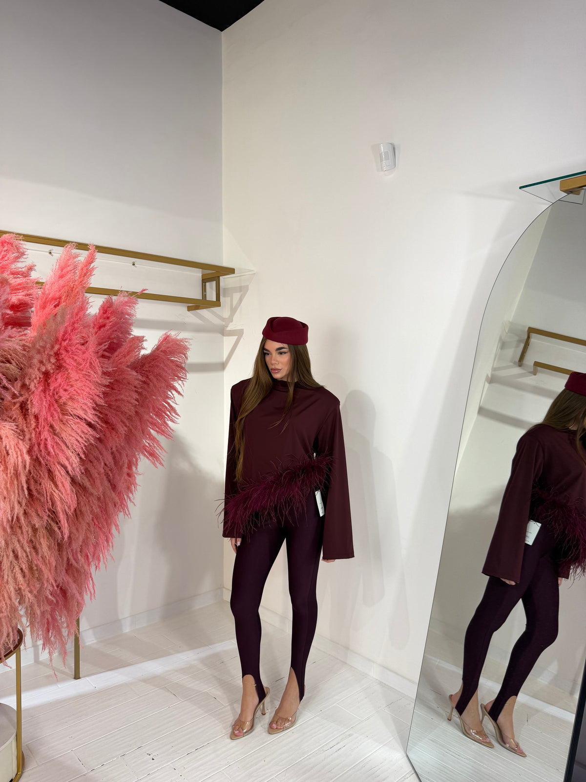 MAGLIA JENNER BORDEAUX