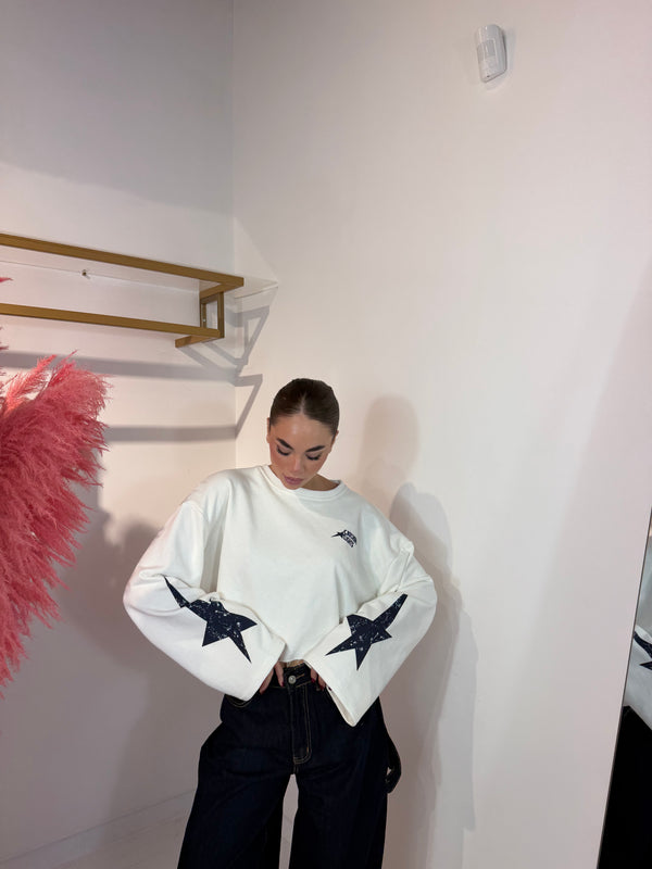 FELPA STAR BIANCA
