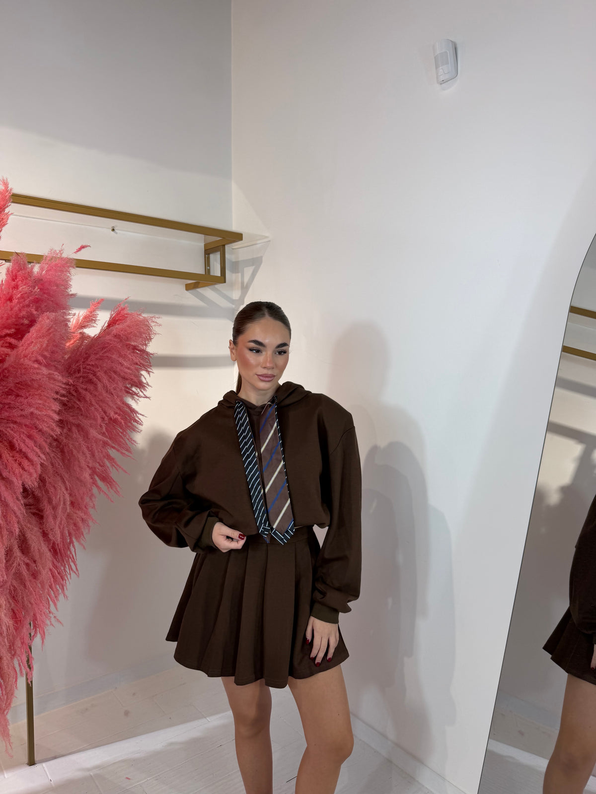 COORDINATO CORA MARRONE