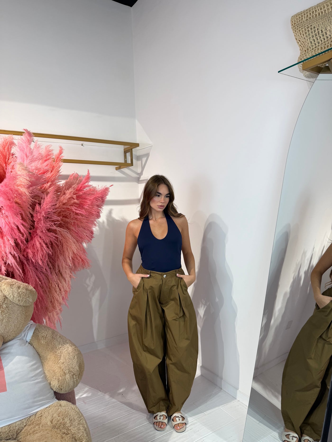 PANTALONE BALLON CAMMELLO