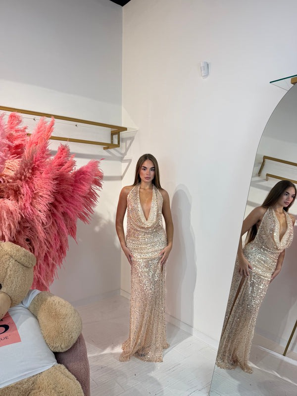 DRESS SKY CHAMPAGNE