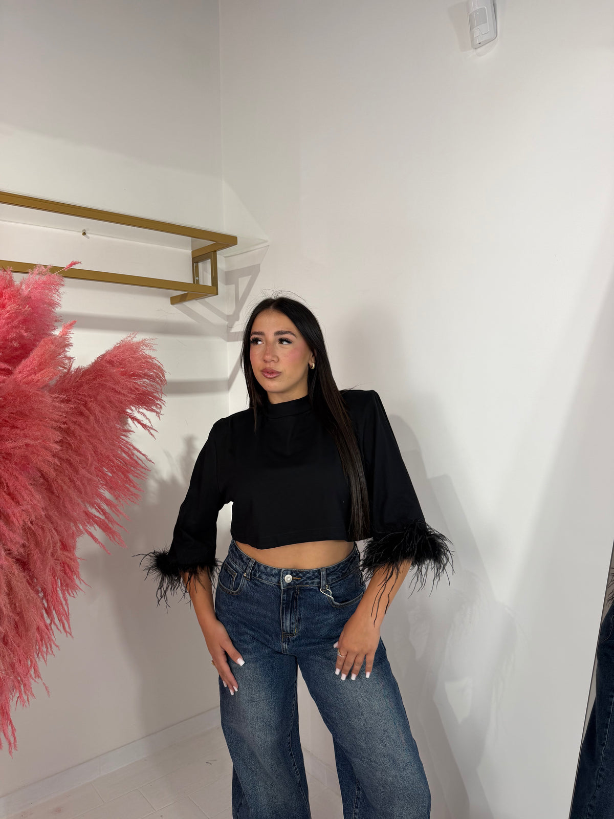MAGLIA LAILA NERA