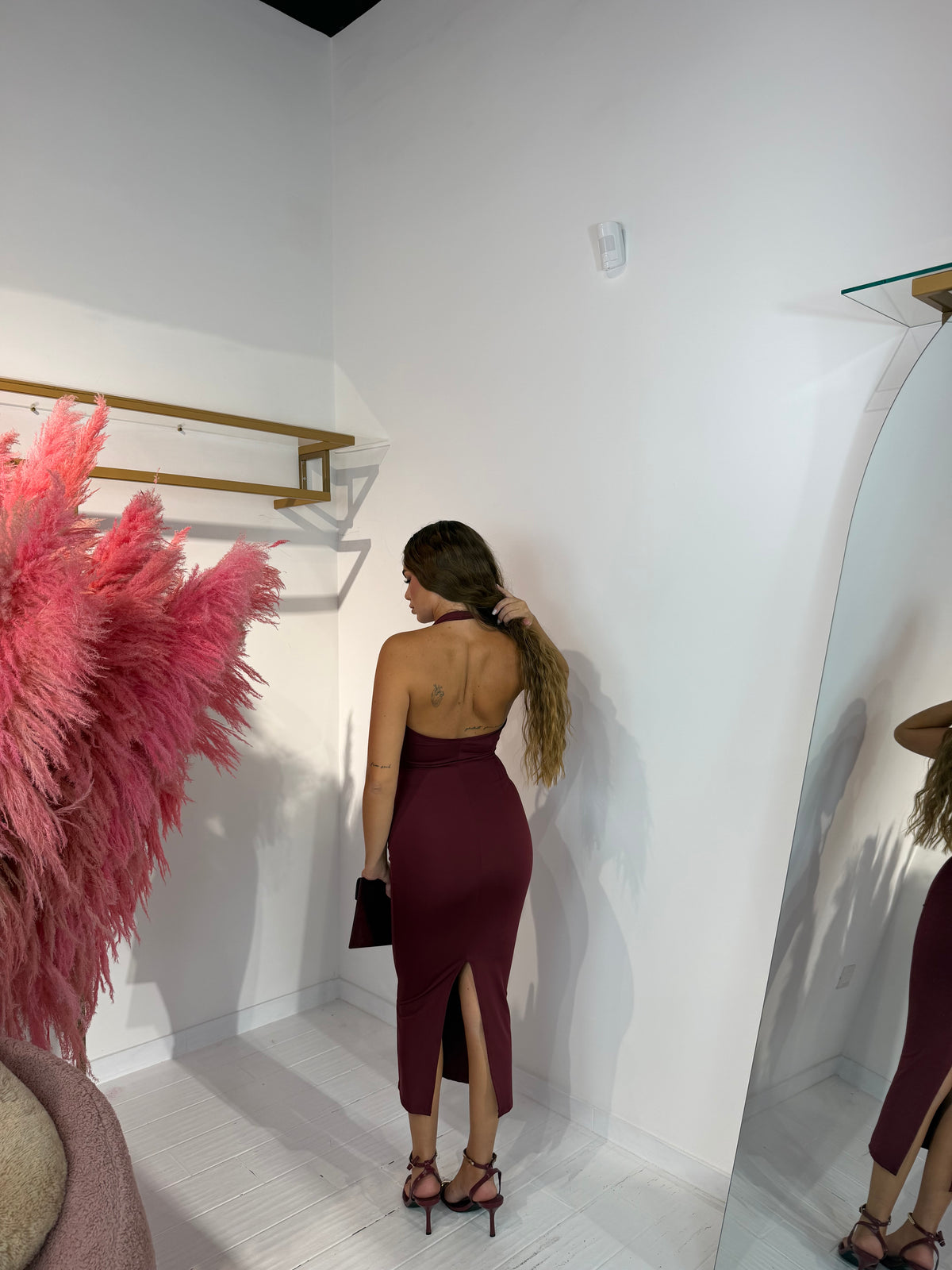 DRESS JADE BORDEAUX