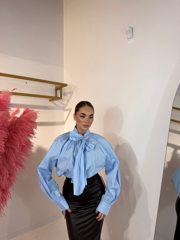 CAMICIA CAROL CELESTE