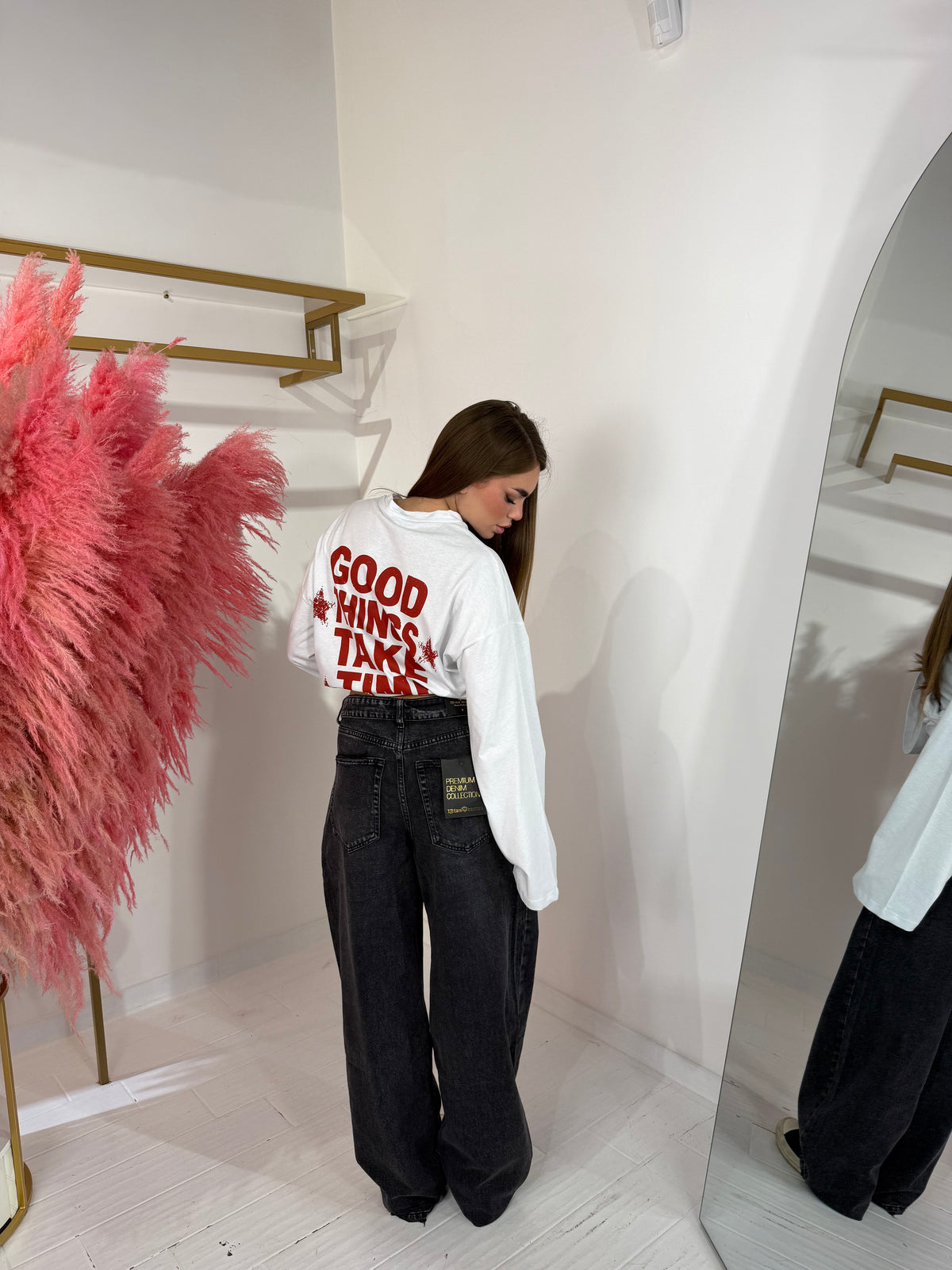 JEANS AURA NERO