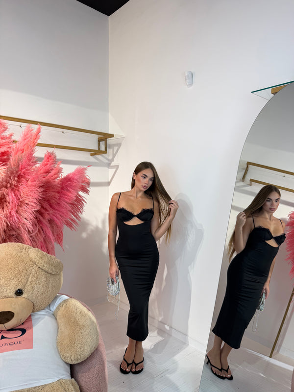 DRESS BERNADETTE NERO