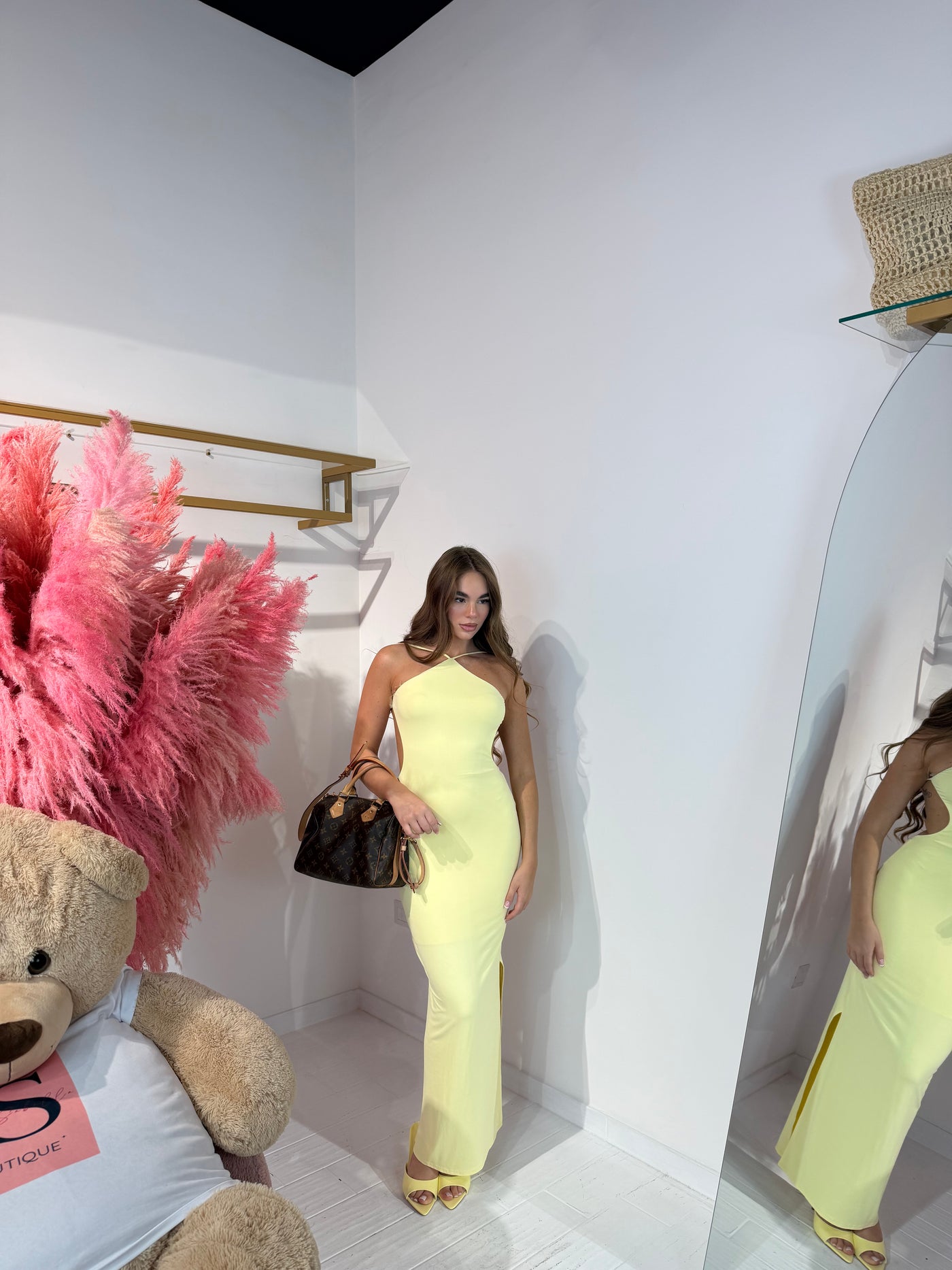 DRESS SELENA GIALLO