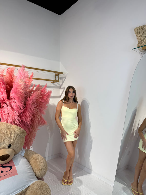 MINI DRESS GIALLO