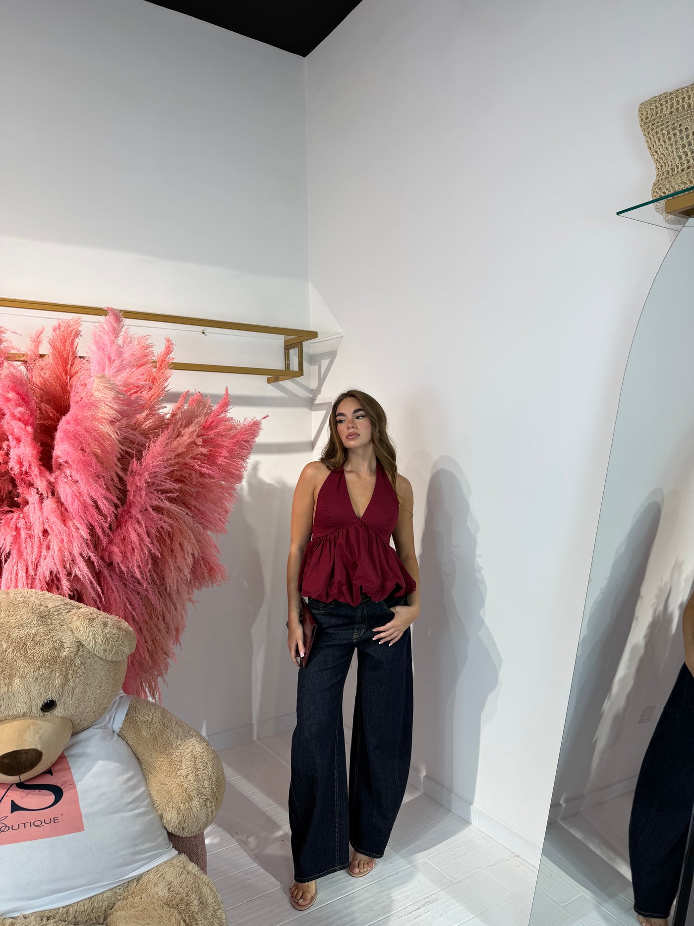 TOP JULIETTE BORDEAUX