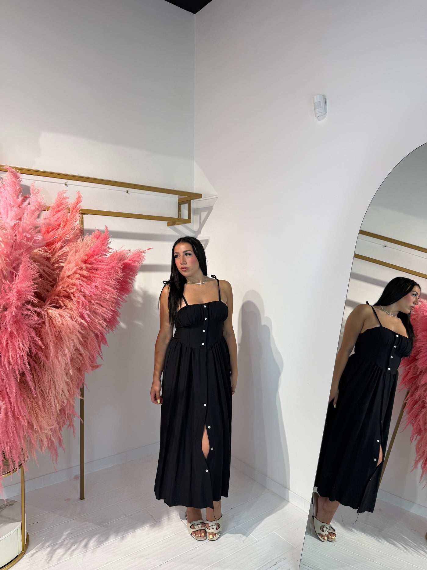 DRESS SILVIA NERO