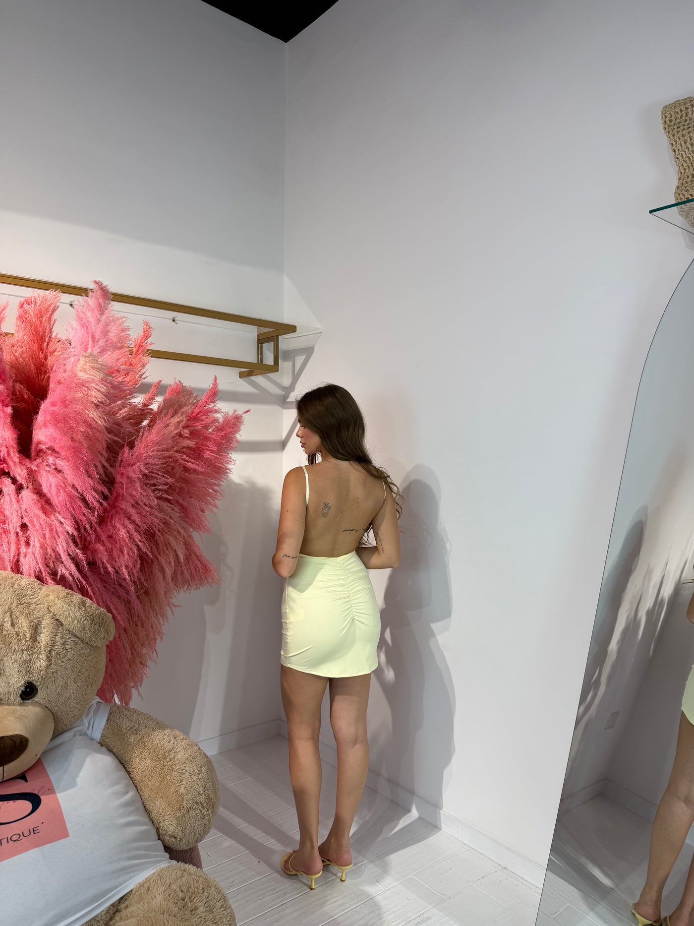MINI DRESS GIALLO