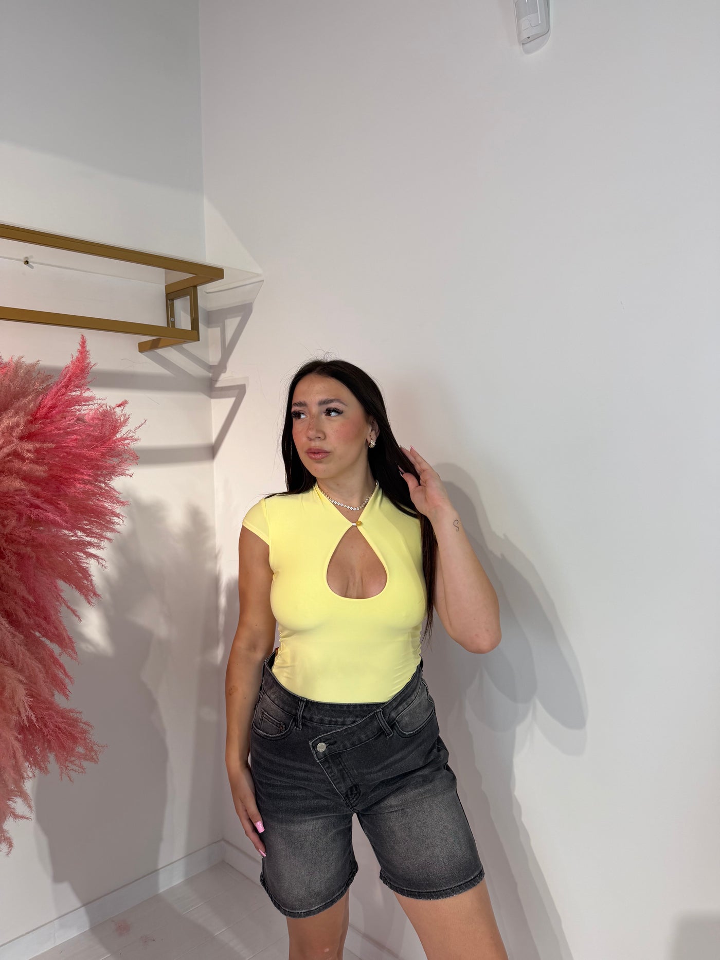 MAGLIA AMOUR GIALLA