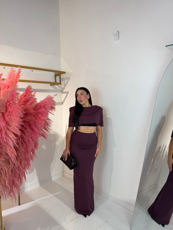 COORDINATO LYDIA BORGOGNA
