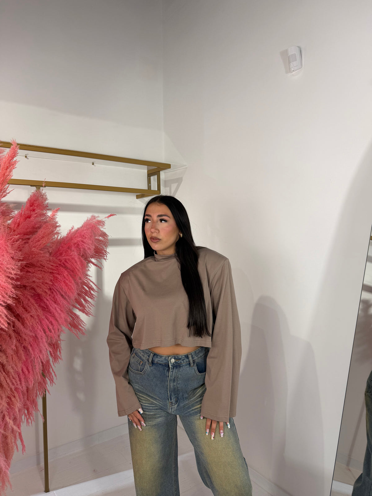 LONGSLEEVE CROP FANGO
