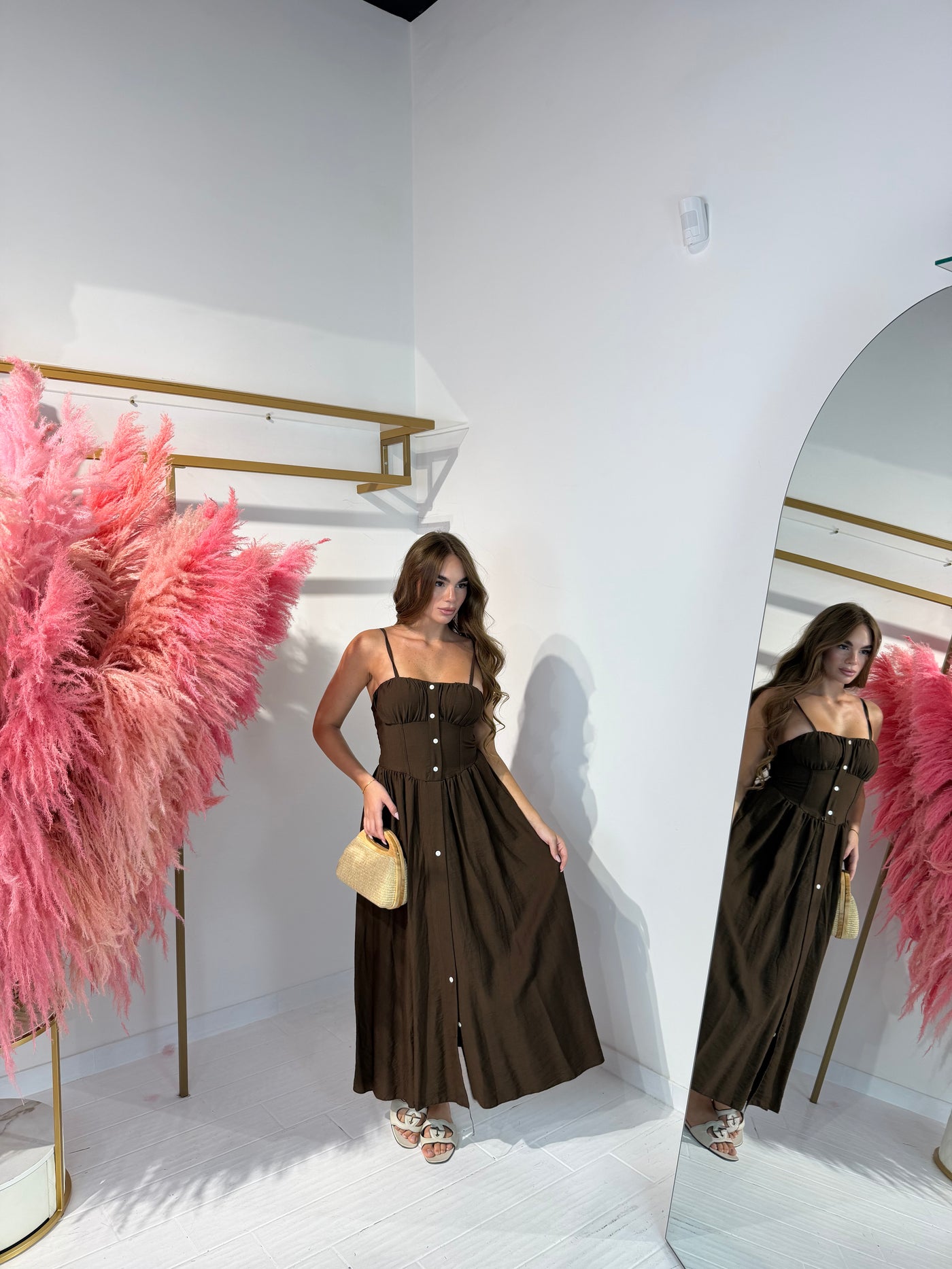 DRESS SILVIA MARRONE