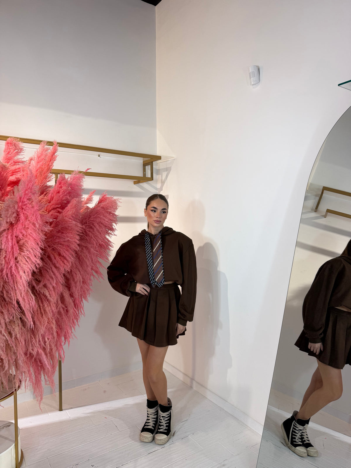 COORDINATO CORA MARRONE