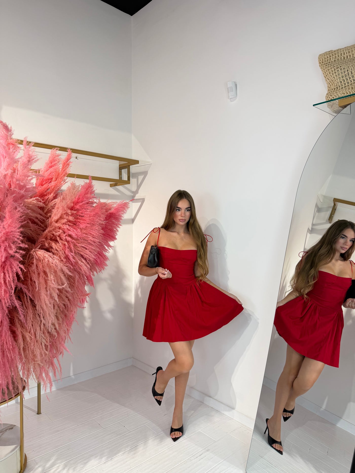 DRESS FAVOLA ROSSO